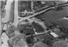 Aerail view of Manor Farm, Wansford and the canal. Believed to have been taken in about 1953.