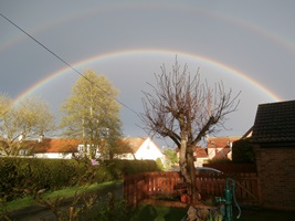 rainbow over wansford
